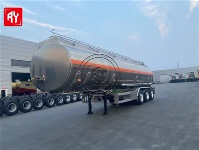 Trwałe 3-osiowe aluminiowe przyczepę zbiornika na sprzedaż